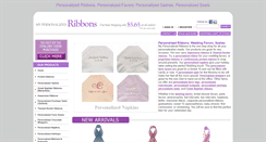 Desktop Screenshot of mypersonalizedribbons.com