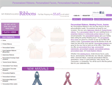 Tablet Screenshot of mypersonalizedribbons.com